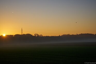 Sunset With A Balloon